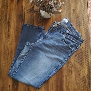 Loft 32 skinny crop jeans